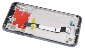 Ekranas Xiaomi Redmi Note 8T su lietimui jautriu stikliuku ir rėmeliu White originalus (service pack)