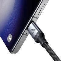 Joyroom Speedy Series S-A21 2in1 USB-C - USB-C / USB-C kabelis 100W 1.5 m - juodas