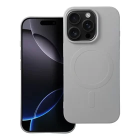 SILIKONINIS MAGNETINIS DĖKLAS (didelė skylė) suderinamas su MagSafe IPHONE 16 Pro titano