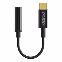 Adapteris CHOETECH USB Type-C (M) - ausinių jungtis 3.5mm (F)