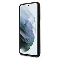 Mercedes Silicone Line dėklas Samsung Galaxy S22+ - juodas