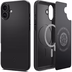Spigen Thin Fit Magnetinis dėklas iPhone 16 Plus - juodas