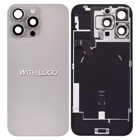 Galinis dangtelis suderinamas su iPhone 16 Pro Max / Natural Titanium / (visos dalys įtrauktos) / OEM