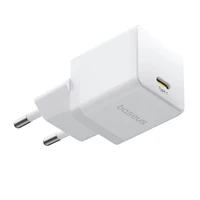 Įkroviklis Baseus Palm 20W USB-C + USB-C to USB-C cable 1.0m baltas P10111602213-01