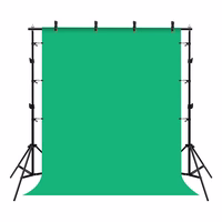 Photo studio background support Puluz 2x2m + Backdrops 3 pcs PKT5204