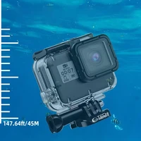 Tech-Protect GA200 atsparus vandeniui dėklas GoPro Hero 5 / 6 / 7 - skaidrus