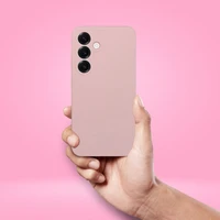 Dėklas silikoninis 2 mm REALME 14 5G smėlinos rožinės spalvos