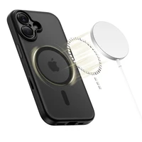 Tech-Protect Magpeak Magsafe CC dėklas telefonui iPhone 17 - matinės juodos spalvos