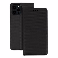 Išmanus knygos magnetinis dėklas telefonui XIAOMI REDMI NOTE 13 PRO 4G juodas