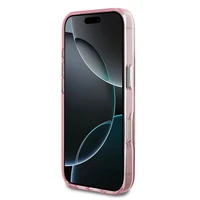 KARL LAGERFELD dėklas telefonui IPHONE 17 Pro, suderinamas su magnetiniu MagSafe (KLHMP17LHGCHGKBP, IML Choupette Sketch Logo) rožinis