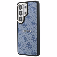 Guess dėklas 4G Embossed Ring MagSafe for Samsung Galaxy S26 Ultra mėlynas