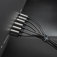 Kabelis (m) Metalinis C239 kabelis Type C į Type C PD QC4.0 5A 100W E-mark 2 m sidabrinis