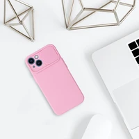 Camshield Soft dėklas telefonui Iphone 13 šviesiai rožinis