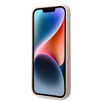 Karl Lagerfeld KLHCP14LSNCHBCP iPhone 14 Pro 6.1" kietasis dėklas rožinis/rožinis Silikoninis Choupette