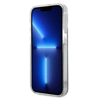 Rinkinys Guess GUBPP14LHMEACSK dėklas + įkroviklis iPhone 14 Pro 6.1" juodas/juodas kietas dėklas Marble Magnetinis