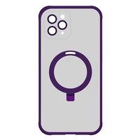 Tel Protect Magiškas MagSafe su stovu dėklas telefonui Iphone 11 Pro – violetinis