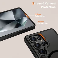 Tech-Protect MagMat Magnetinis dėklas telefonui Samsung Galaxy S25 Ultra - Juodas