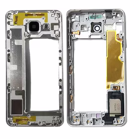 Vidinis korpusas Samsung A310 A3 2016 pilkas (juodas) su zumeriu ir šoniniais mygtukais originalus (used Grade B)