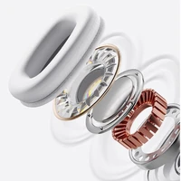 Rock Ausinės O5 belaidės Bluetooth sidabrinės