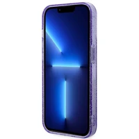 Guess GUHMP14LHCMCGU iPhone 14 Pro 6.1" violetinis/violetinis kietas dėklas Blizgučiai Auksas MagSafe