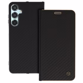 Wonder Frame anglies dėklas telefonui Samsung Galaxy M35 5G juodas