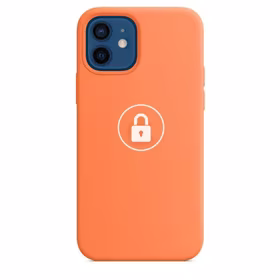 Dėklas "Silicone Case" skirtas iPhone 12 Pro Max / Kumquat / su įpakavimu
