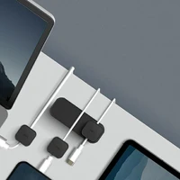 Uniq Pod Mag magnetinis kabelių tvarkytuvas su pagrindu rožinis / švelniai rožinis