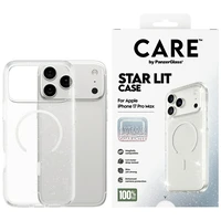 CARE by PanzerGlass Flagship Urban Explorer dėklas su baltu MagSafe iPhone 17 Pro Max - skaidrus blizgesys