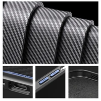 Rock Kevlar serijos Aramido pluošto dėklas Iphone 15 Pro Max juodas