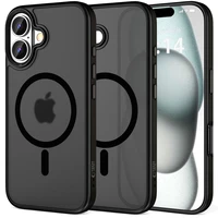 Tech-Protect MagMat Magnetinis dėklas telefonui iPhone 16 - juodas