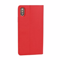 Dėklas telefonui Smart Book magnetinis XIAOMI REDMI NOTE 11 PRO PLUS 5G raudonas