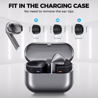 Tech-Protect ausų pagalvėlės Samsung Galaxy Buds 3 Pro S / M / L dydžiai - juodos (3 vnt.)