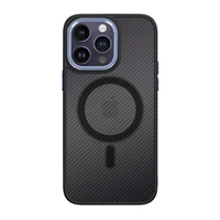 Tel Protect Magnetinis anglies dėklas telefonui Iphone 13 Pro juodas-violetinis