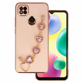 Trend dėklas telefonui Xiaomi Redmi 10A dizainas 2 šviesiai rožinis