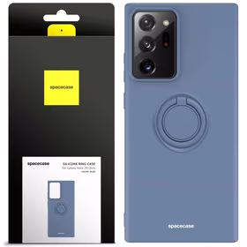 Spacecase Silikoninis dėklas su žiedu Galaxy Note 20 Ultra mėlynas