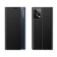New Sleep dėklas Xiaomi Redmi Note 12 5G / Poco X5 5G su stovu juoda