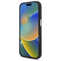 AMG silikoninis grafikos magnetinis dėklas iPhone 16 Pro - juodas