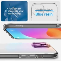 Spigen Crystal Flex dėklas telefonui iPhone 15 Plus - skaidrus
