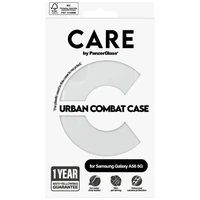 CARE by PanzerGlass Flagship Urban Combat dėklas Samsung Galaxy A56 5G telefonui – permatomas