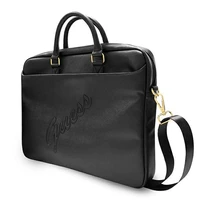 Guess Saffiano Script rankinė 16" nešiojamam kompiuteriui - juoda