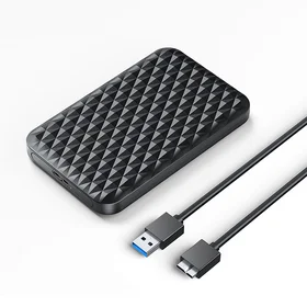 "Orico 2520U3-V1" 2,5 colių HDD/SSD USB Micro-B 5Gb/s diskinis kaupiklis - juodas