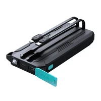 "Powerbank Joyroom JR-L017" 10000 mAh, 22,5 W, su "Lightning" + USB-C kabeliu (juodas)