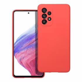 Silikoninis dėklas SAMSUNG A53 5G persikinis