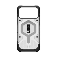 UAG Pathfinder Clear MagSafe Dėklas iPhone 17 Pro Max - Baltas and Gray