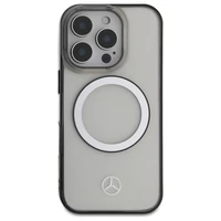 Mercedes MagSafe dėklas su išspausdintu logotipu telefonui iPhone 16 Pro - skaidrus (m)