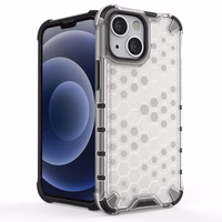Honeycomb Case šarvu dangtelis su TPU buferiu iPhone 13 mini raudonas