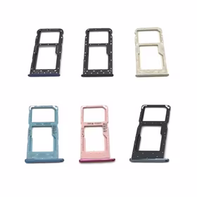 SIM stalčiukas skirtas Huawei P Smart 2019 SIM kortelės stalčiukas raudonas