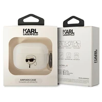 Karl Lagerfeld KLAPHNIKTCT AirPods Pro dėklas permatomas Karl`s Head