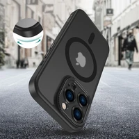 Tech-Protect MagCam Magnetinis iPhone 16 Pro Max dėklas - pusiau permatomas