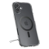Spigen Ultra Hybrid MagSafe Carbon Fiber dėklas, skirtas iPhone 16 – tamsiai pilka
